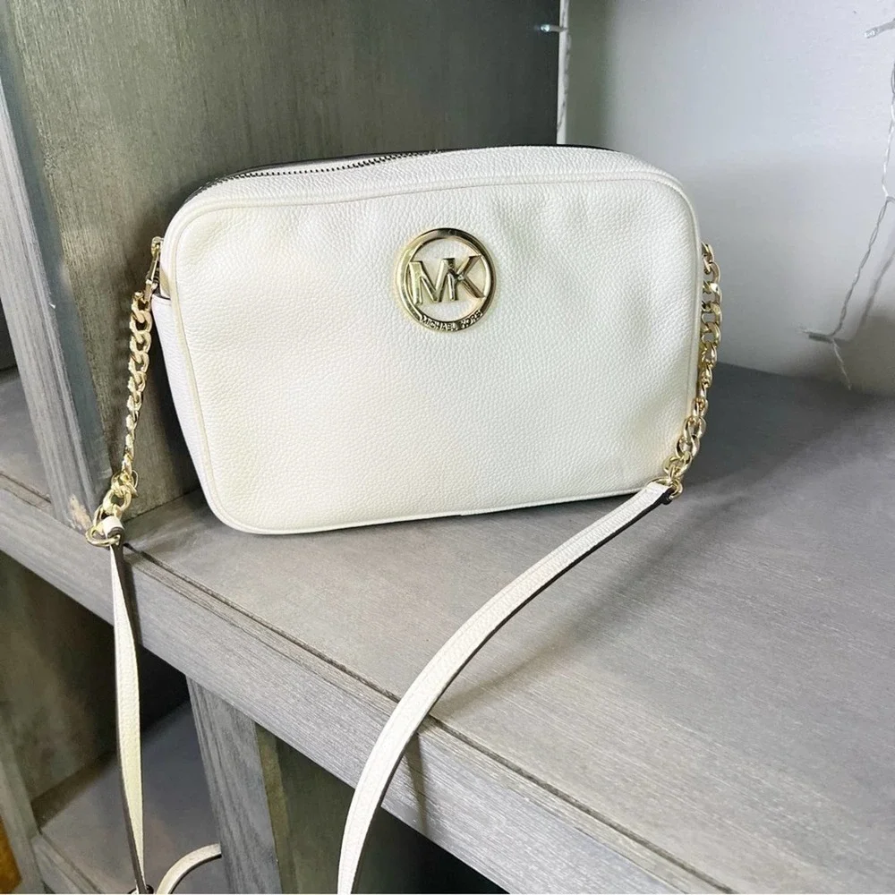 15-NWT MICHAEL KORS FULTON LG CROSSBODY BAG PURSE